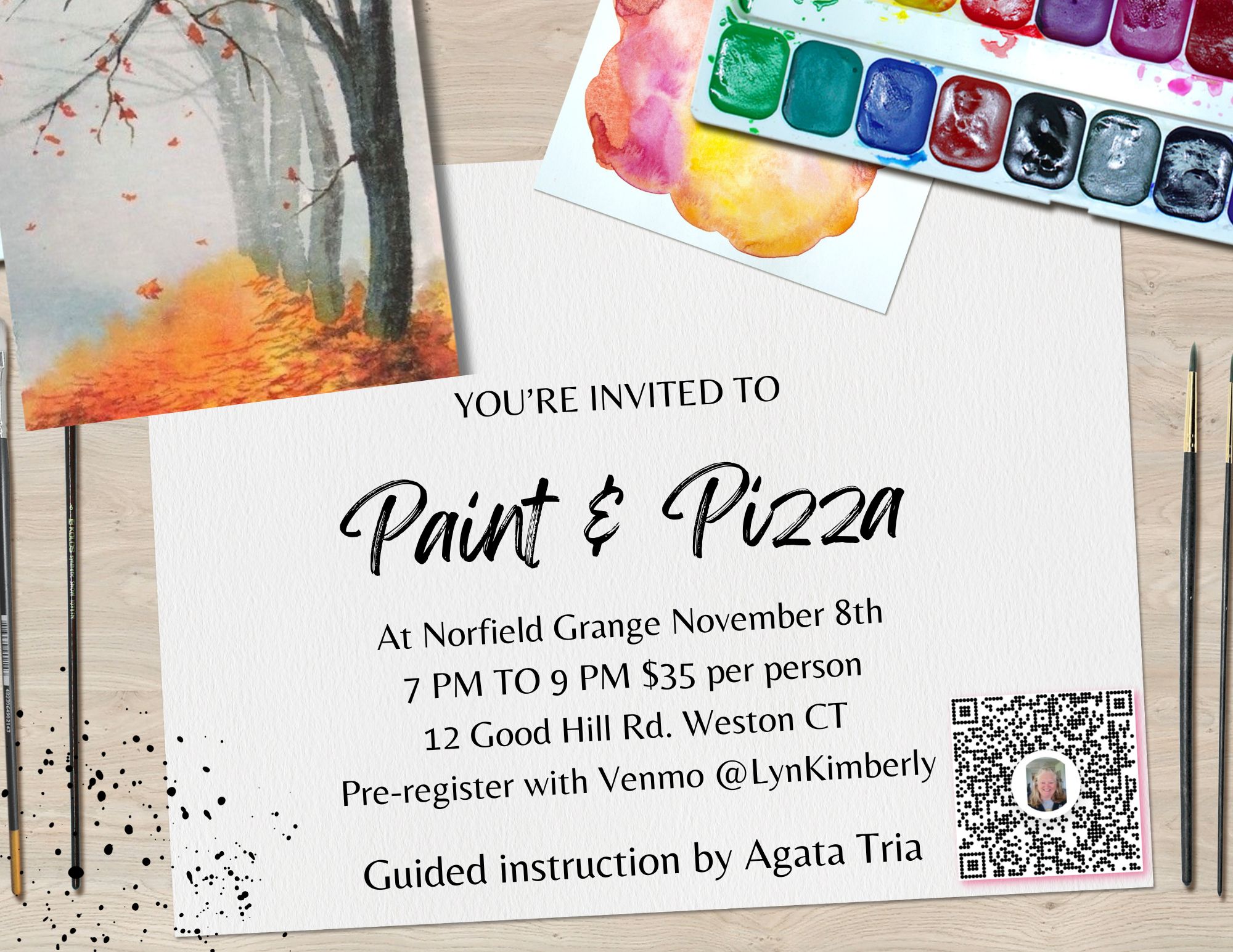 November 8 paint night